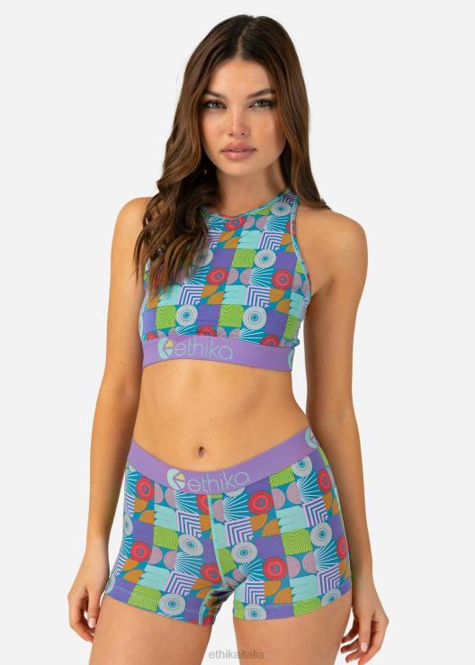 raccolta astratta del reggiseno a collo alto donne Ethika 6P2X01181 vestiario