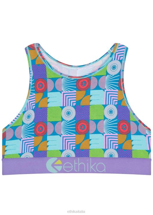 raccolta astratta del reggiseno a collo alto donne Ethika 6P2X01181 vestiario