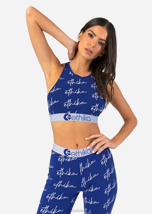 scritta reggiseno a collo alto donne Ethika 6P2X01210 vestiario