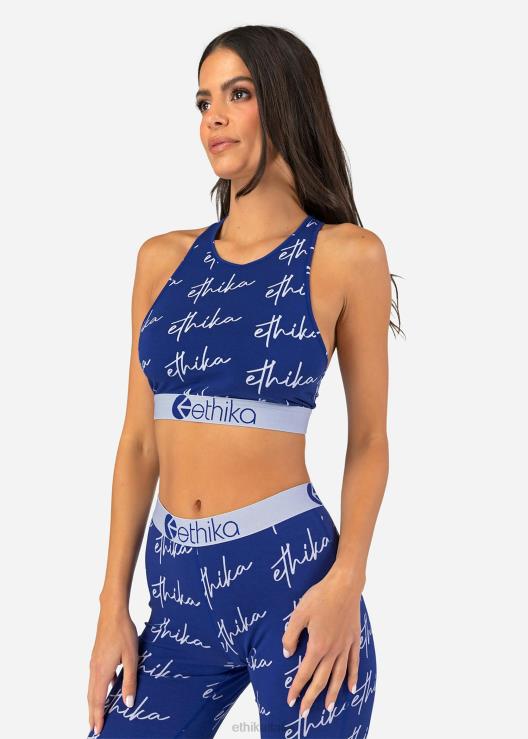 scritta reggiseno a collo alto donne Ethika 6P2X01210 vestiario