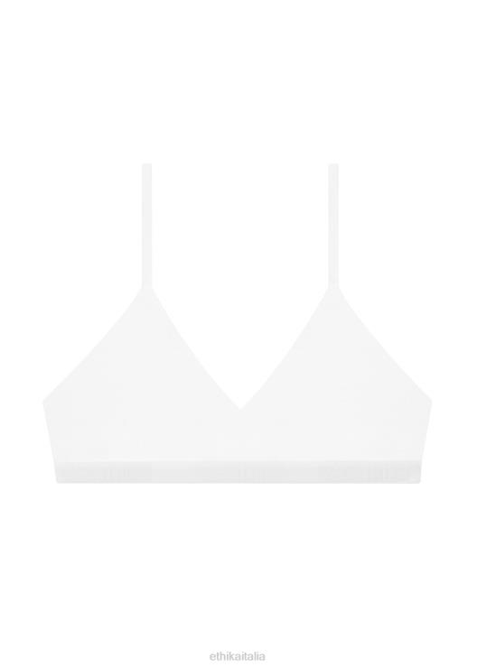 Reggiseno con scollo a V in modal premium - bianco donne Ethika 6P2X01306 vestiario