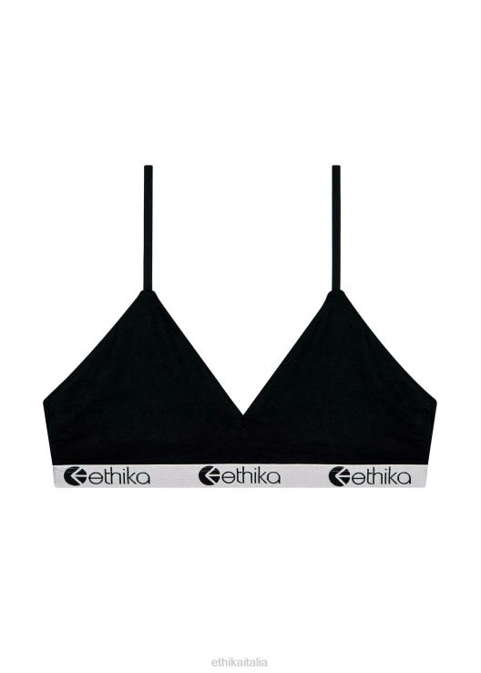 Reggiseno con scollo a V in modal premium - nero donne Ethika 6P2X01299 vestiario