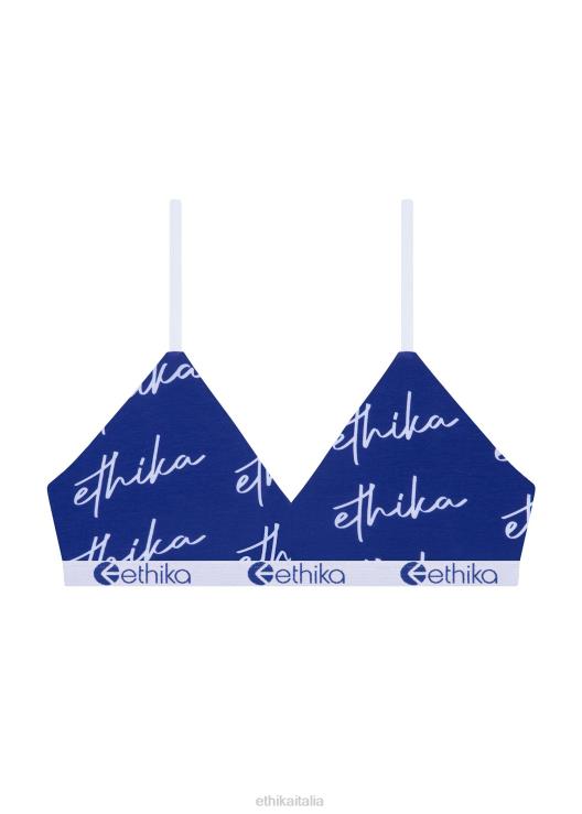 Scritta reggiseno con scollo a V donne Ethika 6P2X01212 vestiario