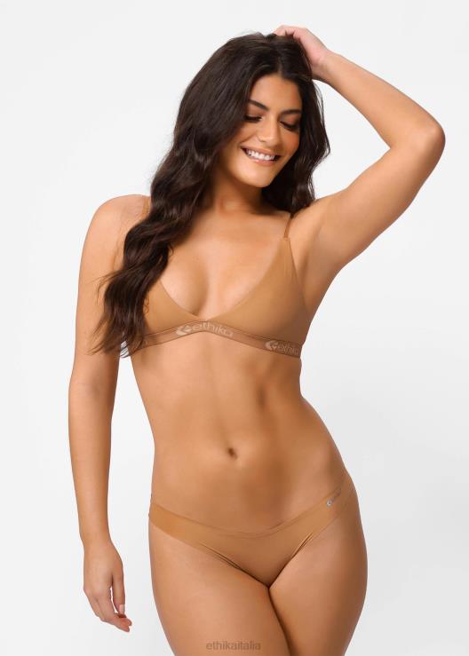 reggiseno a triangolo senza cuciture - caramello donne Ethika 6P2X01292 vestiario