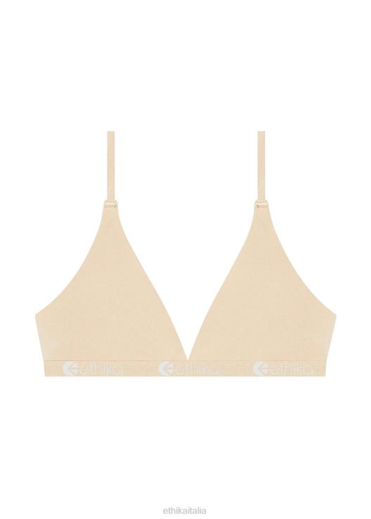 reggiseno a triangolo senza cuciture - sabbia del deserto donne Ethika 6P2X01293 vestiario