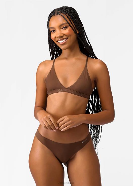 reggiseno a triangolo senza cuciture - tartufo donne Ethika 6P2X01291 vestiario