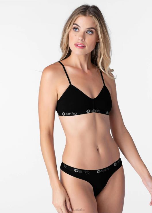 reggiseno bralette in modal - nero notte donne Ethika 6P2X01255 vestiario