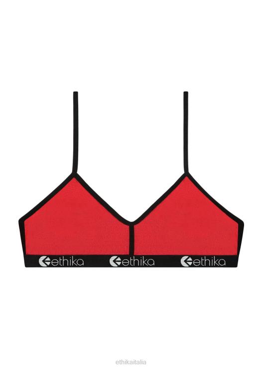 reggiseno bralette premium velato - rosso donne Ethika 6P2X01295 vestiario