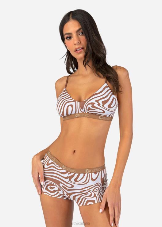 reggiseno con scollo a V car'a'mel donne Ethika 6P2X01173 vestiario