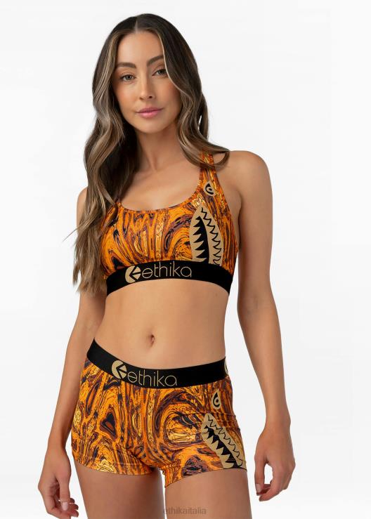 bomber reggiseno sportivo dato alle fiamme donne Ethika 6P2X01345 vestiario