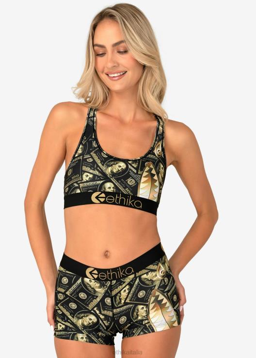 reggiseno sportivo bomber goldbarz donne Ethika 6P2X01132 vestiario