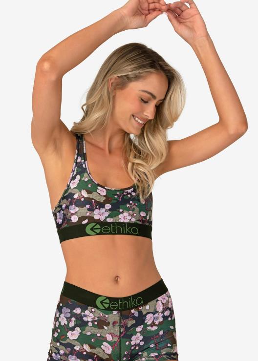 reggiseno sportivo fiori di pesco donne Ethika 6P2X01178 vestiario