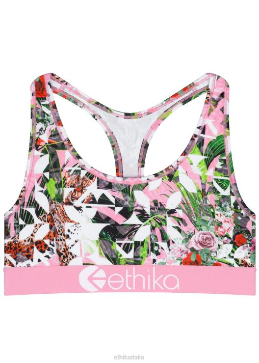 reggiseno sportivo flora fauna donne Ethika 6P2X01146 vestiario
