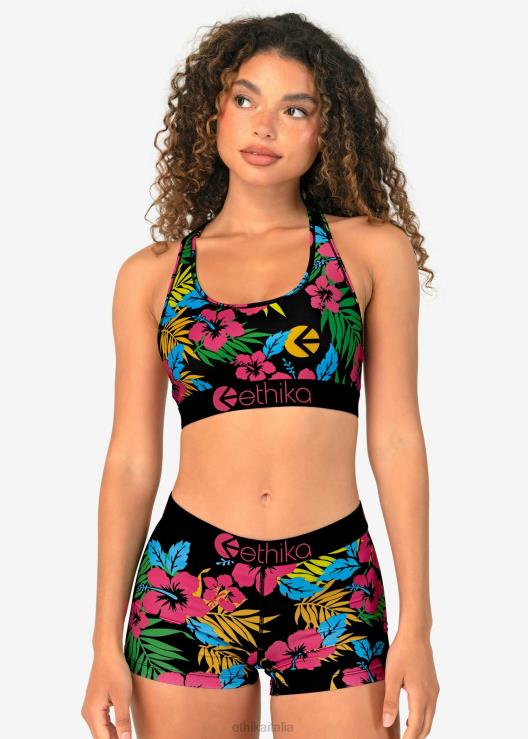 reggiseno sportivo mimetico hawaiano donne Ethika 6P2X01120 vestiario