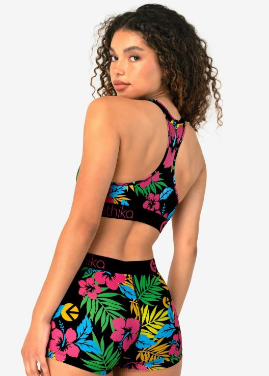 reggiseno sportivo mimetico hawaiano donne Ethika 6P2X01120 vestiario