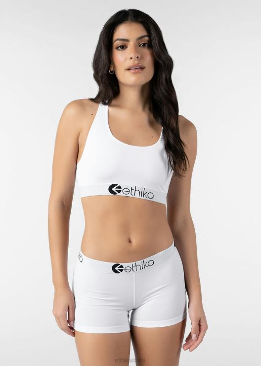 reggiseno sportivo modal - bianco tinta unita donne Ethika 6P2X01279 vestiario