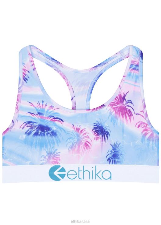 reggiseno sportivo palmi acidi donne Ethika 6P2X01127 vestiario