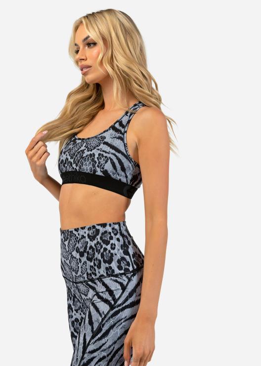 reggiseno sportivo powerflux - giungla cromatica donne Ethika 6P2X01311 vestiario