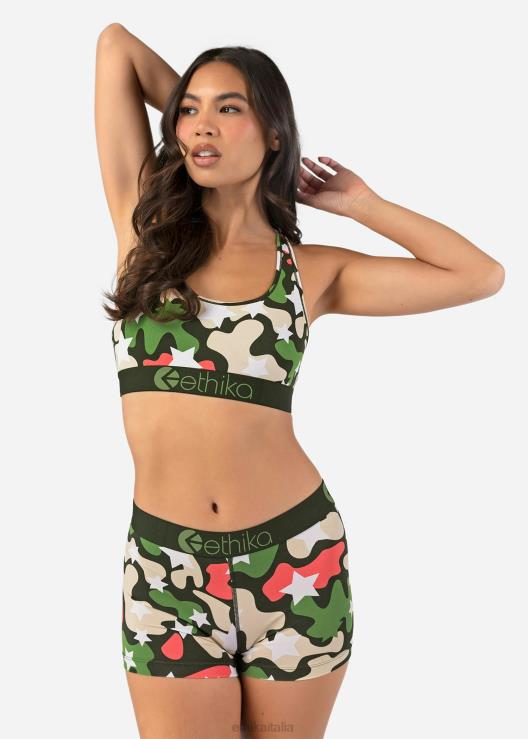 reggiseno sportivo star camo donne Ethika 6P2X01203 vestiario