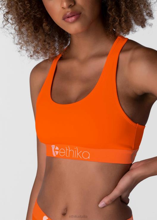 reggiseno sportivo subzero performance - arancione neon donne Ethika 6P2X01334 vestiario