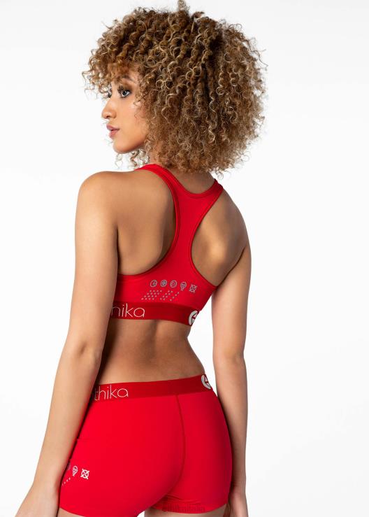 reggiseno sportivo subzero performance - rosso neon donne Ethika 6P2X01333 vestiario