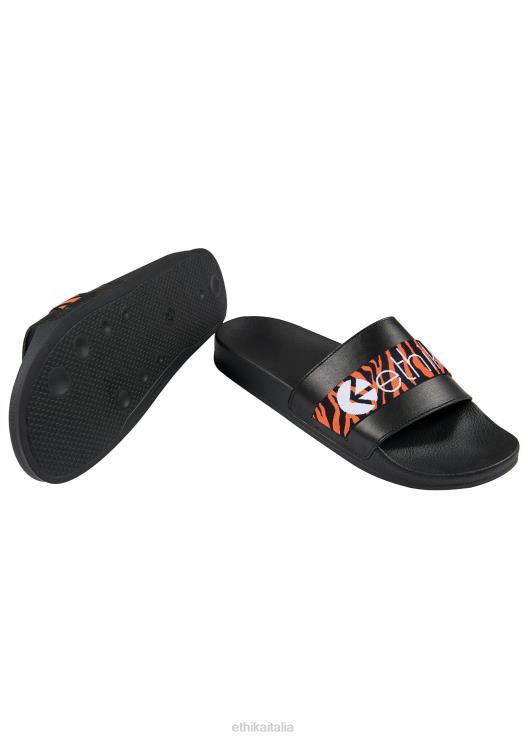 gli scivoli - tigre arancione uomini Ethika 6P2X0748 calzature