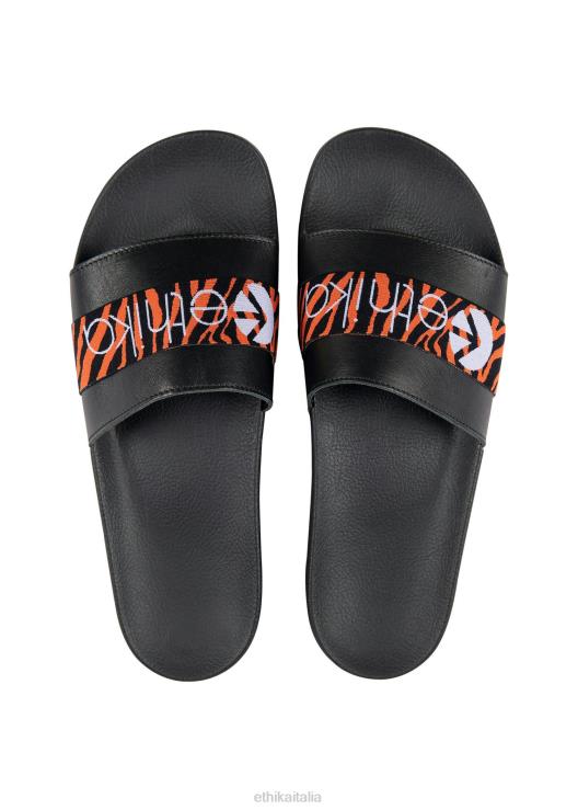 gli scivoli - tigre arancione uomini Ethika 6P2X0748 calzature