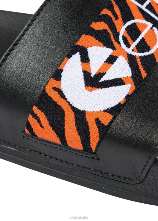 gli scivoli - tigre arancione uomini Ethika 6P2X0748 calzature