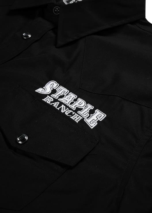 camicia abbottonata ranch di base - camicia western uomini Ethika 6P2X0590 vestiario