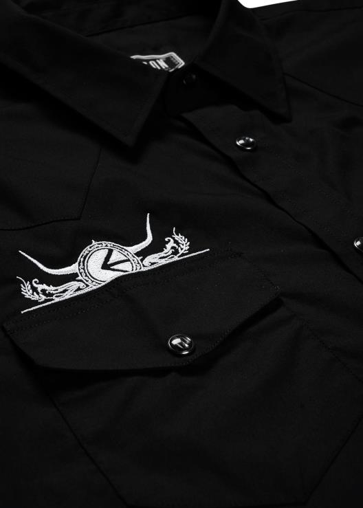 camicia abbottonata ranch di base - camicia western uomini Ethika 6P2X0590 vestiario