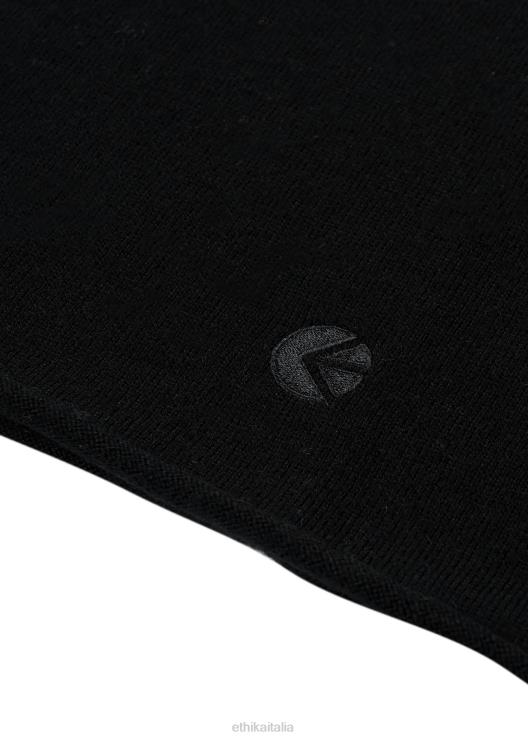 dolcevita con risvolto e dolcevita - nero uomini Ethika 6P2X0570 vestiario