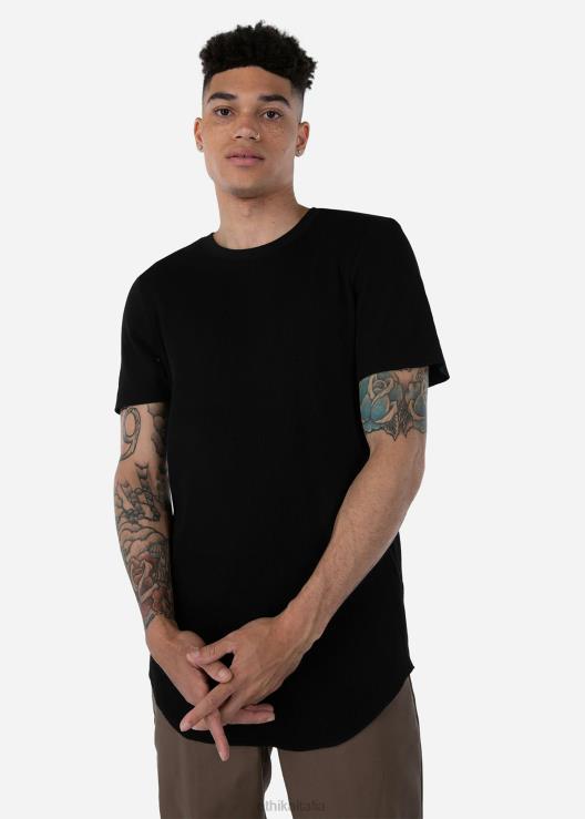 la maglietta termica - nera uomini Ethika 6P2X0567 vestiario