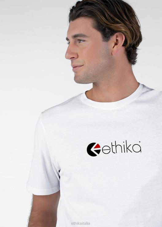 logo grafico della maglietta - bianco uomini Ethika 6P2X0554 vestiario