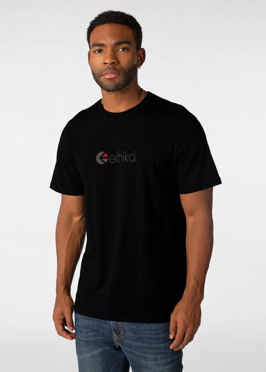 logo grafico della maglietta - nero uomini Ethika 6P2X0553 vestiario