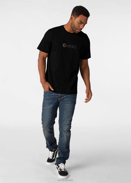logo grafico della maglietta - nero uomini Ethika 6P2X0553 vestiario
