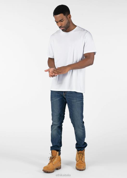 maglietta dalla vestibilità classica T-shirt classica in modale - bianca uomini Ethika 6P2X0575 vestiario