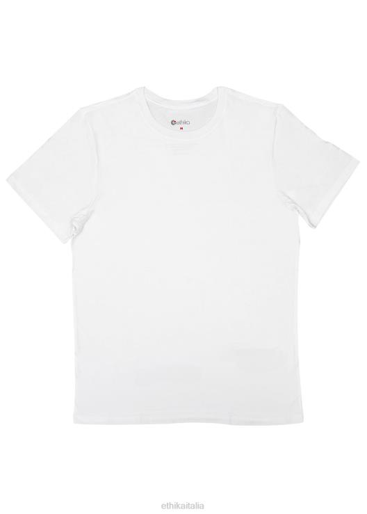 maglietta dalla vestibilità classica T-shirt classica in modale - bianca uomini Ethika 6P2X0575 vestiario