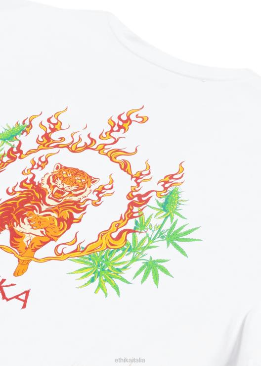maglietta grafica Baked Circus - bianca uomini Ethika 6P2X0539 vestiario