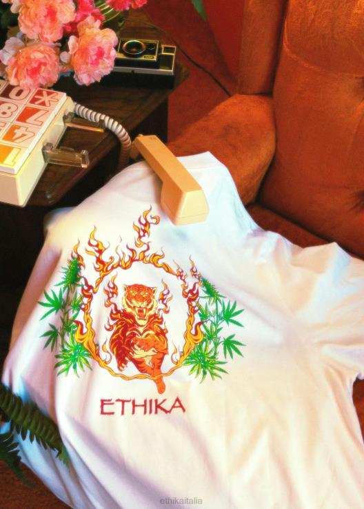 maglietta grafica Baked Circus - bianca uomini Ethika 6P2X0539 vestiario