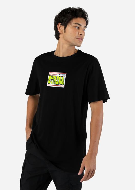 maglietta grafica City Slappin - nera uomini Ethika 6P2X0546 vestiario