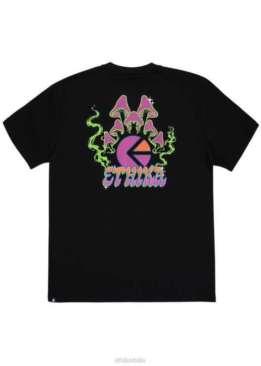 maglietta grafica Mushees - nera uomini Ethika 6P2X0557 vestiario
