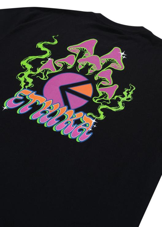 maglietta grafica Mushees - nera uomini Ethika 6P2X0557 vestiario