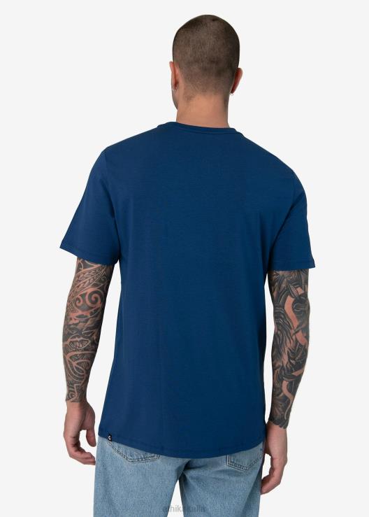 maglietta grafica con logo - blu scuro uomini Ethika 6P2X0538 vestiario