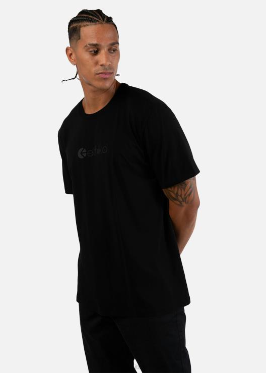 maglietta grafica con logo - nera uomini Ethika 6P2X0551 vestiario