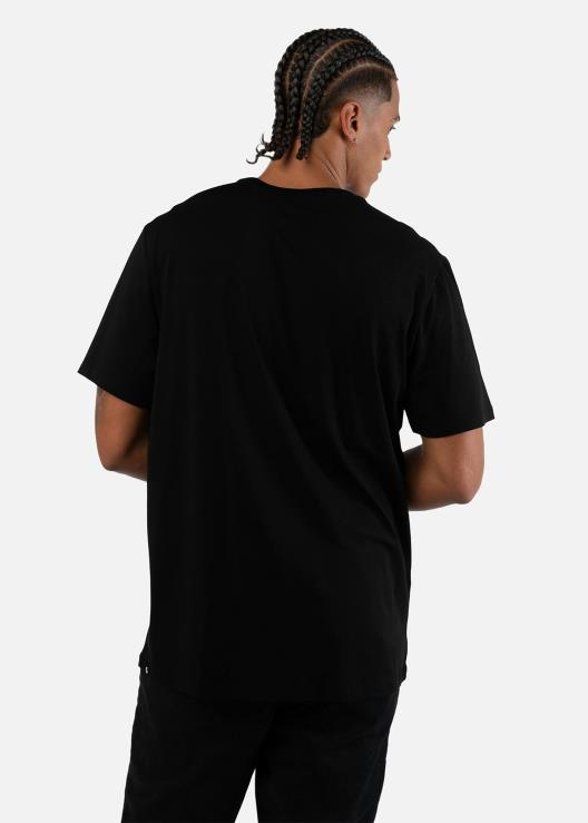 maglietta grafica con logo - nera uomini Ethika 6P2X0551 vestiario