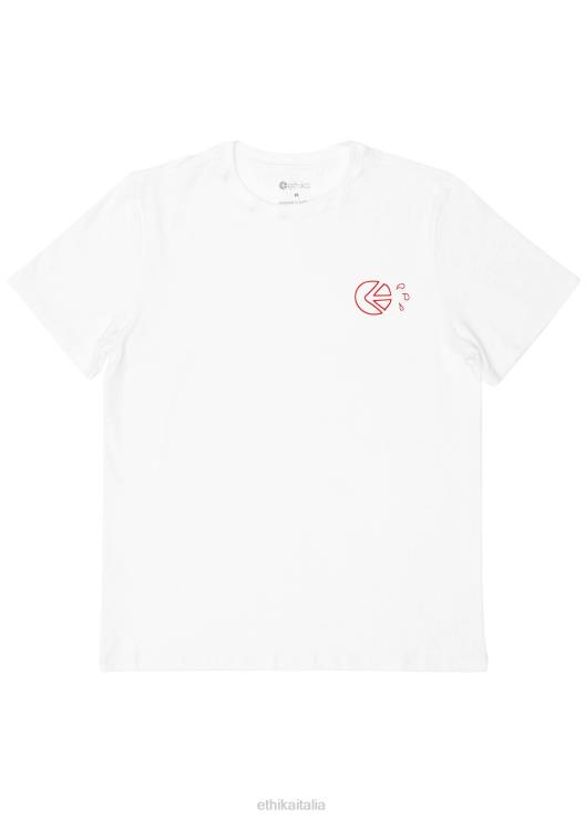 maglietta grafica libro nero - bianco uomini Ethika 6P2X0540 vestiario