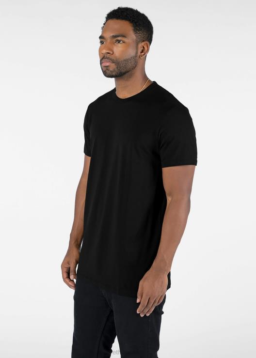 maglietta slim fit maglietta slim in modale - nera uomini Ethika 6P2X0565 vestiario