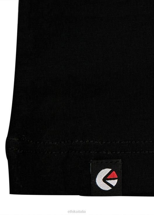 maglietta slim fit maglietta slim in modale - nera uomini Ethika 6P2X0565 vestiario