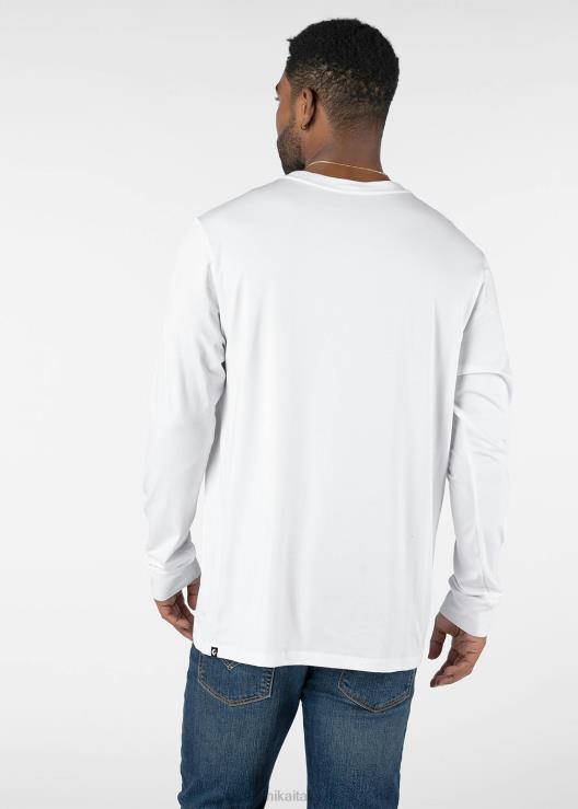 manica lunga - maglietta in modal dalla vestibilità classica - bianca uomini Ethika 6P2X0588 vestiario