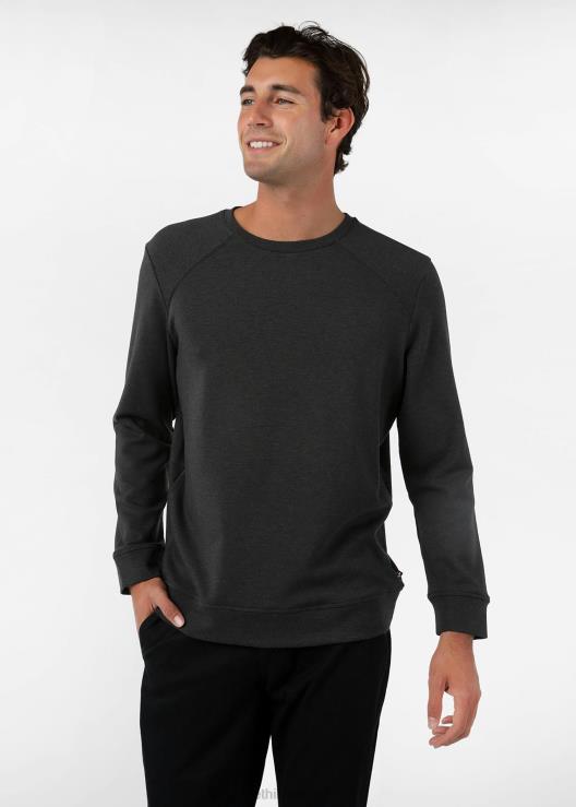 girocollo premium - grigio scuro uomini Ethika 6P2X0599 vestiario